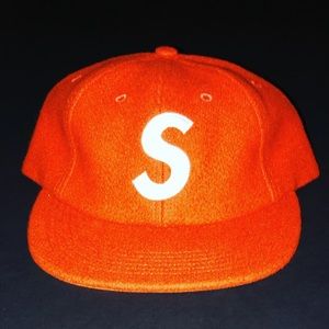 Supreme S Logo Camo Cap